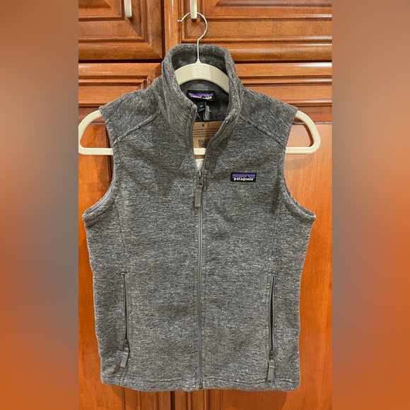 Patagonia Charcoal Sleeveless Fleece - Picture 1 of 6